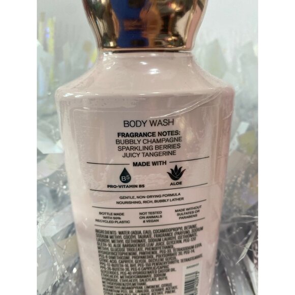 Bath & Body Works Holiday Christmas “Champagne Toast” New 3 Pc Set - Picture 3 of 12